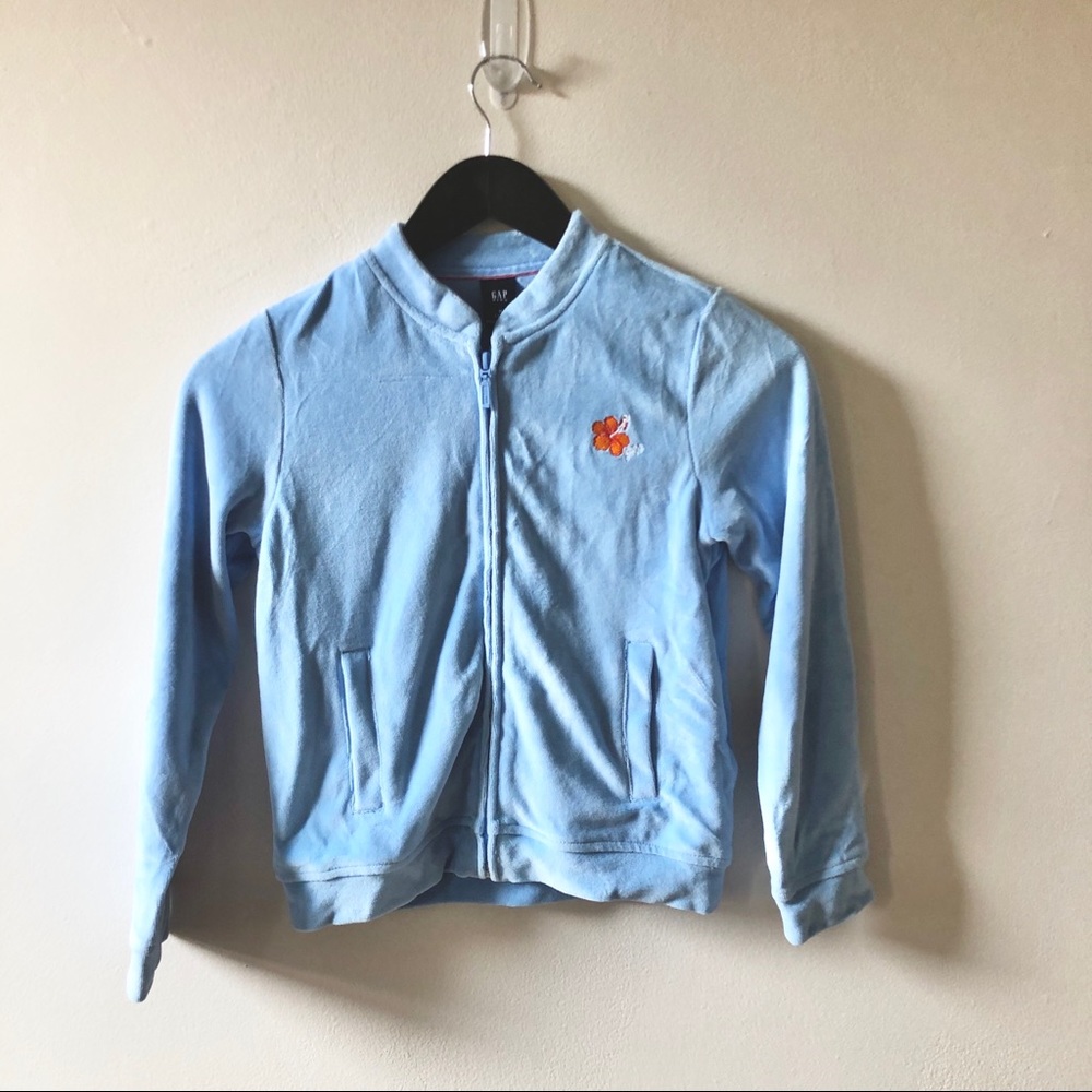 Gap Baby Blue Zip Up Jacket